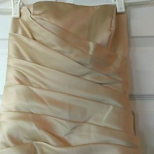 Gold formal dress